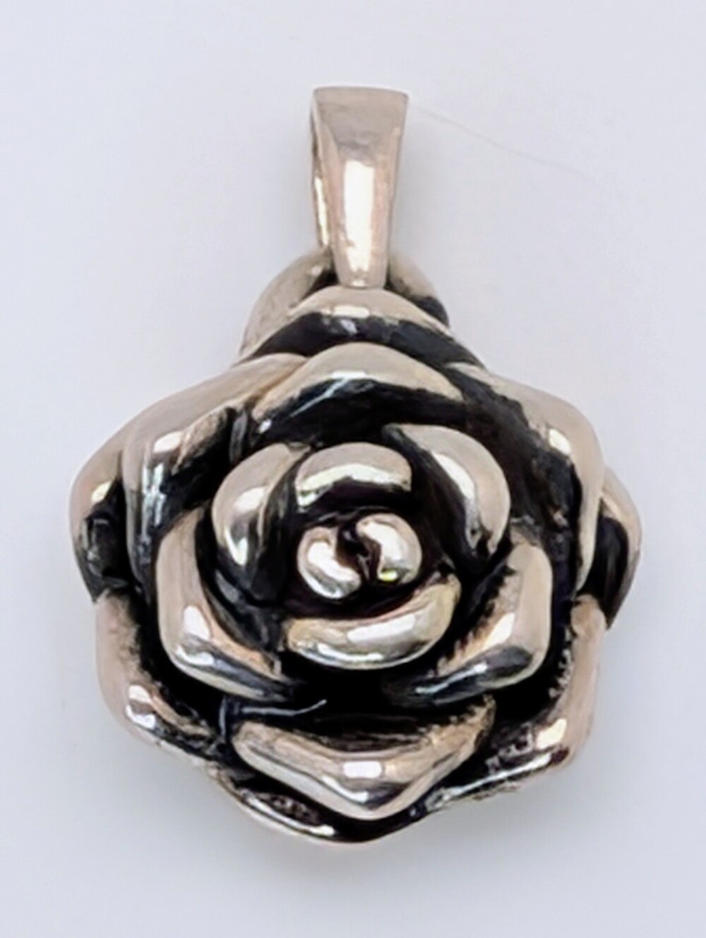 Rose S925 Sterling Silver Pendant - Picture 2 of 7
